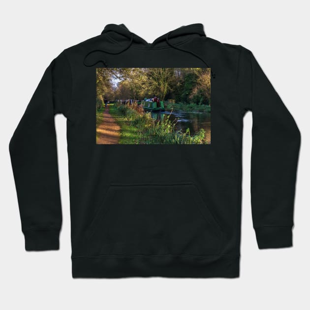 Traffic On The Kennet and Avon Canal Hoodie by IanWL